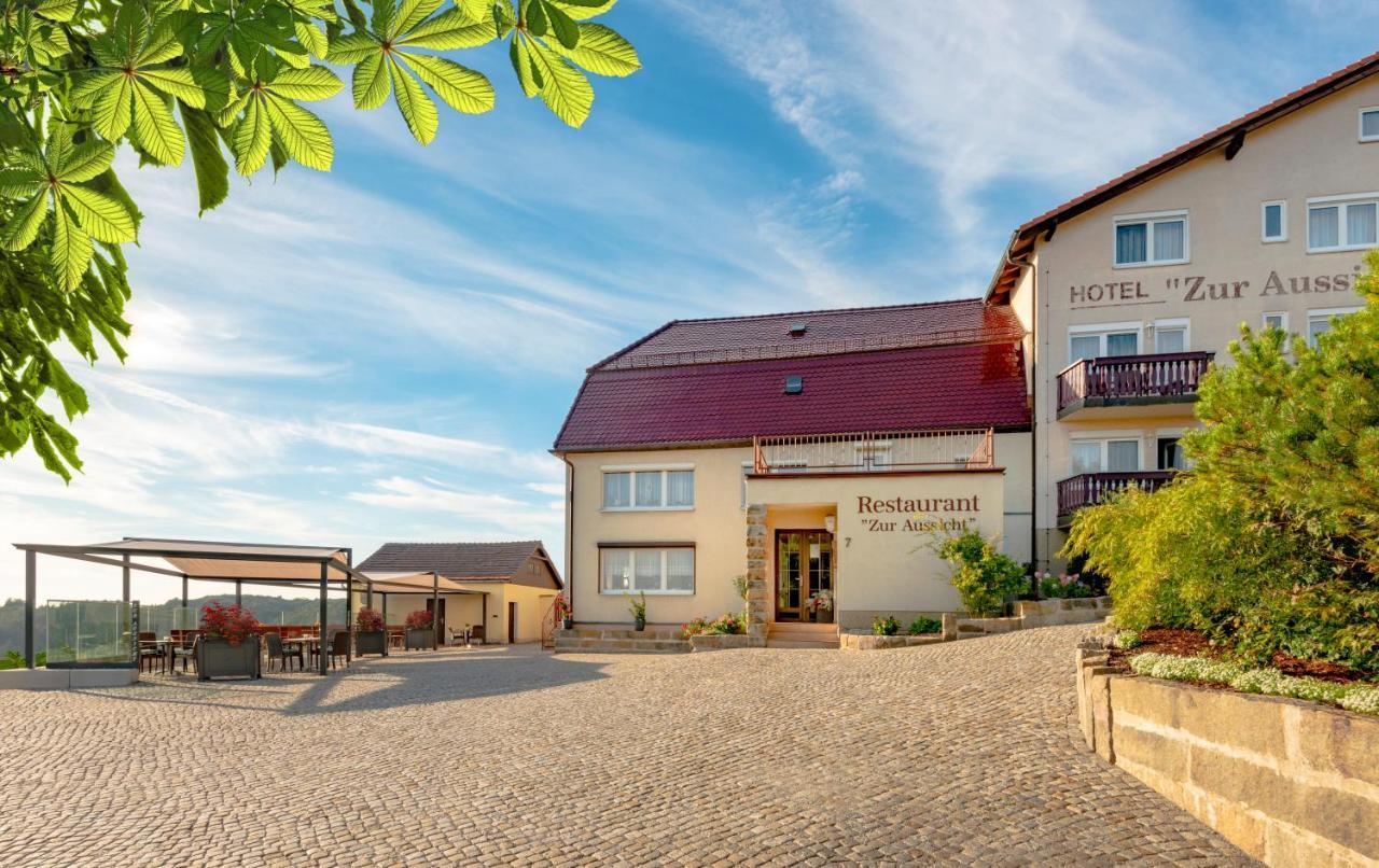 Hotel Zur Aussicht Hohnstein Exteriör bild